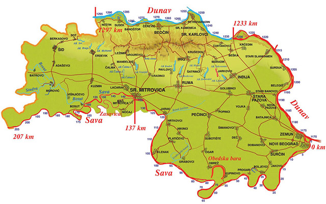 golubinci mapa VojvodinaCafe   Srem golubinci mapa